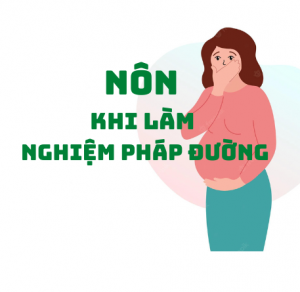 Tránh nôn khi làm nghiệm pháp đường huyết